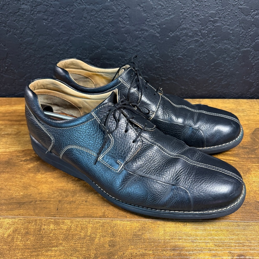 Johnston & Murphy XC4 20-7222 Black Leather‎ Waterproof Oxfords Mens Size 15M